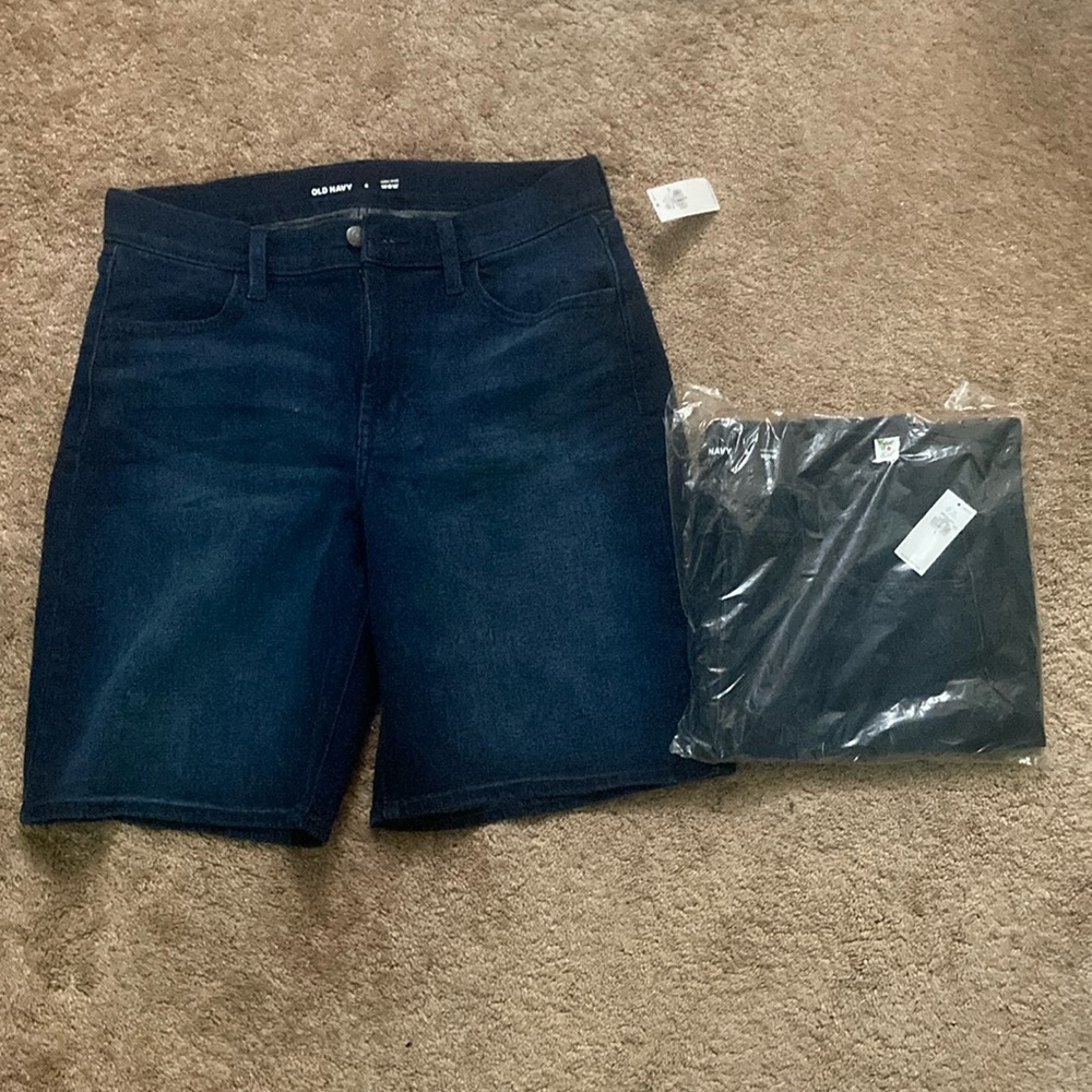 Old Navy Dark Wash Denim Shorts